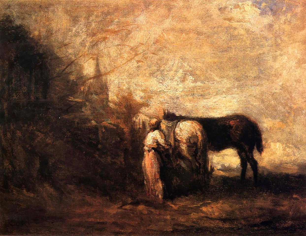 Jean Baptiste Camille Corot, Les Chevaux de Wouvermans, 1872-74
Oil on canvas, 10 1/4 x 13 3/8 in. (26 x 34 cm)
COR-004-PA
Appraisal Value: $0.00
User2: $0.00
User3: $0.00