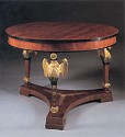 19th Century AUSTRIAN, Neoclassical Mahogany and Parcel Gilt Center Table
1800-1825, Mixed woods