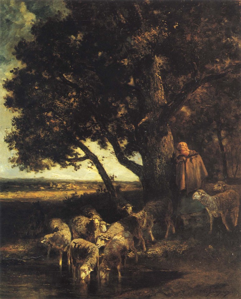Charles Emile Jacque, A Shepherdess and her Flock by a Pool, 1870-73
Oil on canvas, 32 x 26 in. (81.3 x 66 cm)
JAC-004-PA
Appraisal Value: $0.00
User2: $0.00
User3: $0.00
User4: 0.00